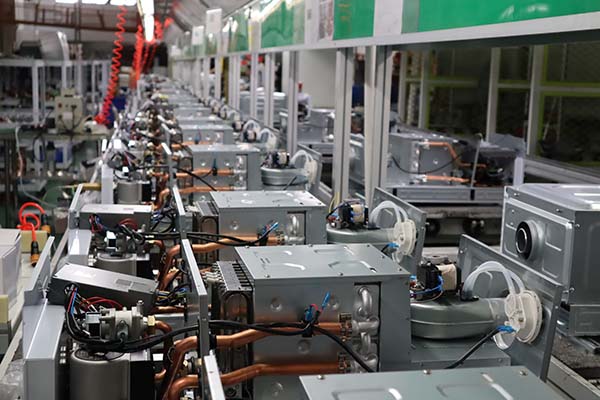 西洛德壁掛爐生產線