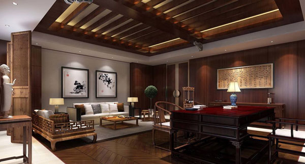 中式裝修風格寫字樓